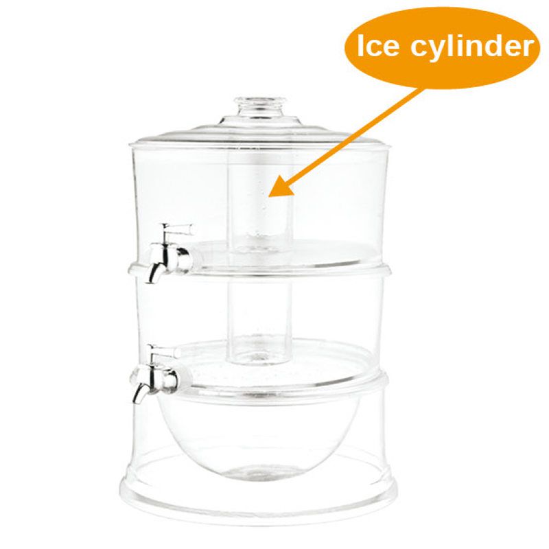 II Tier Potus Dispensator Ice Cylindri